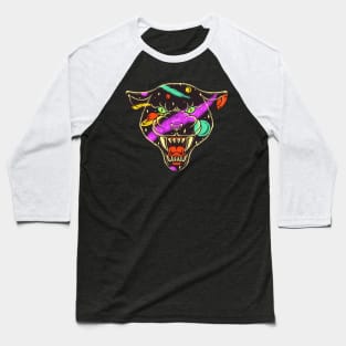 Galaxy Panther Baseball T-Shirt